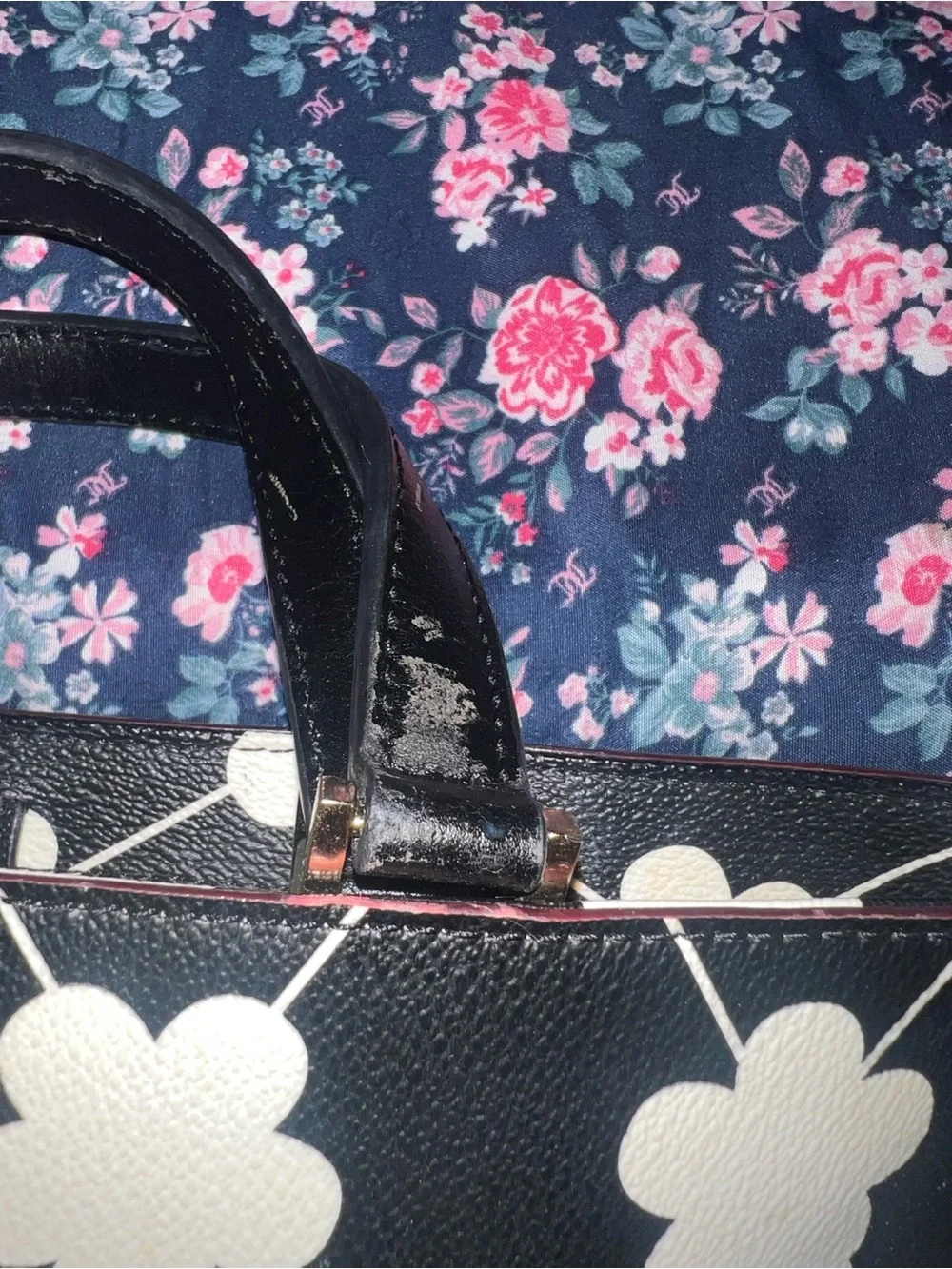 Kate spade grant street floral Jules satchel